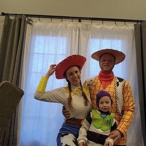 Space Ranger and Cowgirl Costume Set for Kids